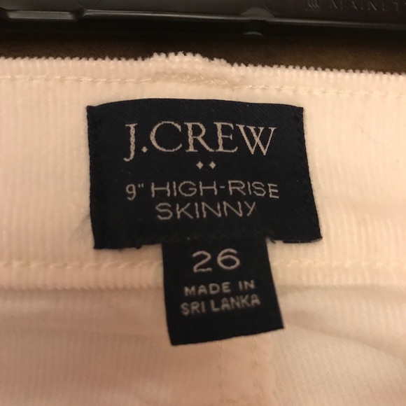 White corduroy skinny pants - Picture 3 of 3